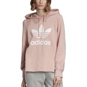 Women’s light pink adidas hoodie